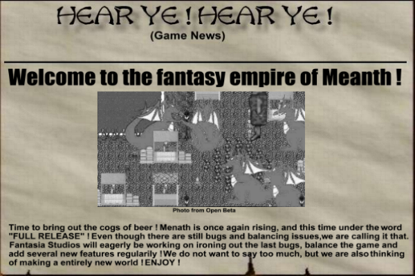 Character Screen